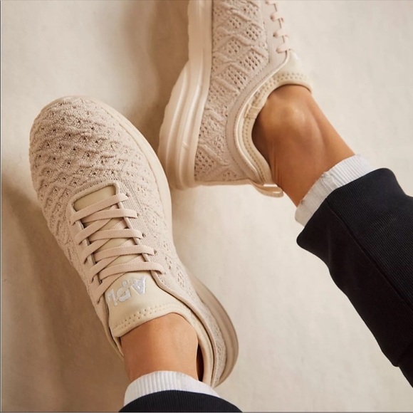 New! APL Techloom Phantom Sneakers, Size 11,  Parchment/White Color, Unisex - Picture 1 of 14